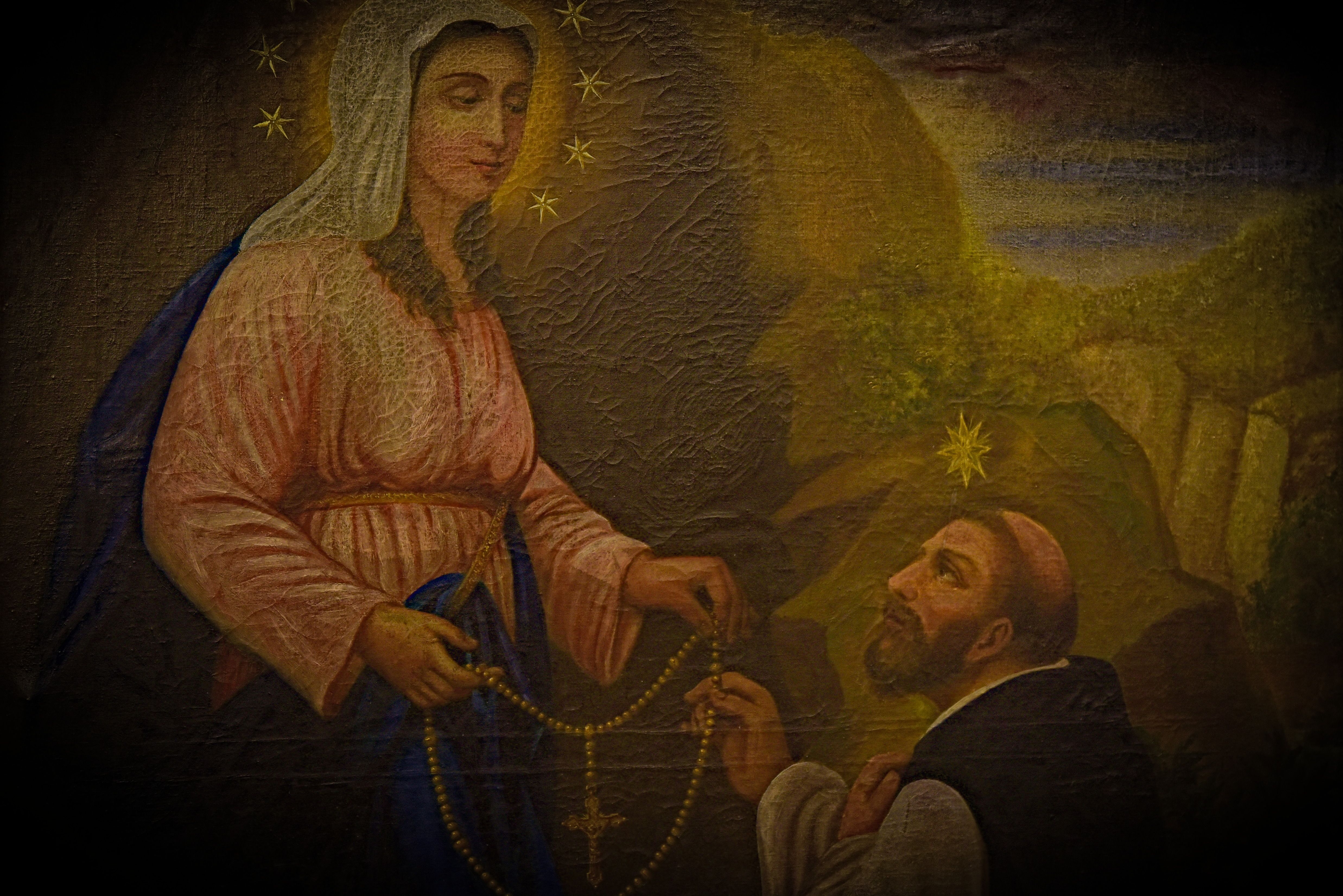 Matka Boska i Święty Dominik